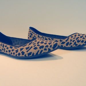 Rothy's "The Point" Leopard print Flat size 9